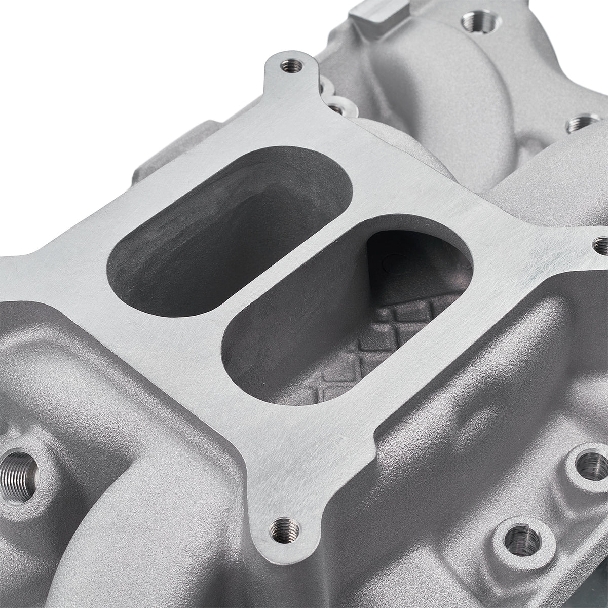 Natural Aluminum Dual-Plane Intake Manifold - Fits Ford 289 302 5.0L Windsor V8 Engines