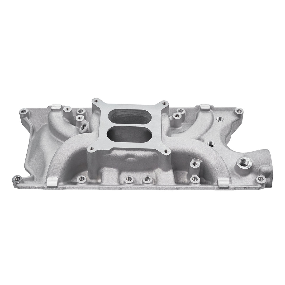 Natural Aluminum Dual-Plane Intake Manifold - Fits Ford 289 302 5.0L Windsor V8 Engines