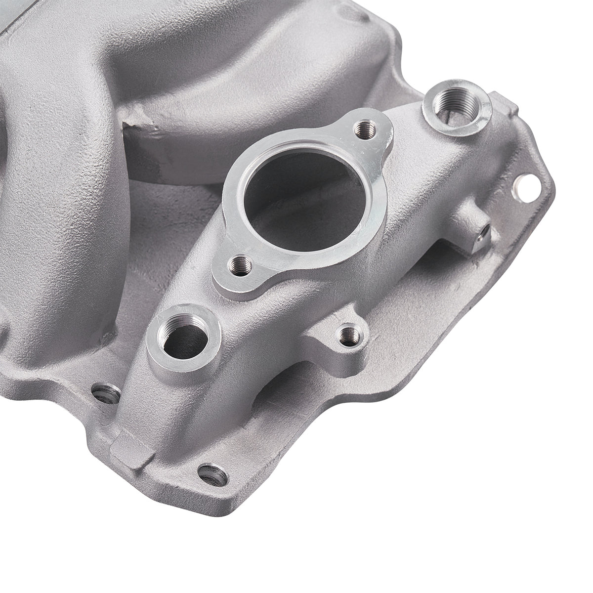 Aluminum Dual Plane Air Gap Intake Manifold - Fits Chevy SBC 262 265 267 Gen I V8 Engines