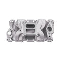 Aluminum Dual Plane Air Gap Intake Manifold - Fits Chevy SBC 262 265 267 Gen I V8 Engines