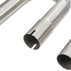 2 in 18-Gauge Stainless Steel 8-Piece Exhaust Pipe Kit - Fits Universal Custom Exhaust Fabrication