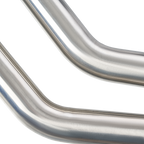 2 in 18-Gauge Stainless Steel 8-Piece Exhaust Pipe Kit - Fits Universal Custom Exhaust Fabrication
