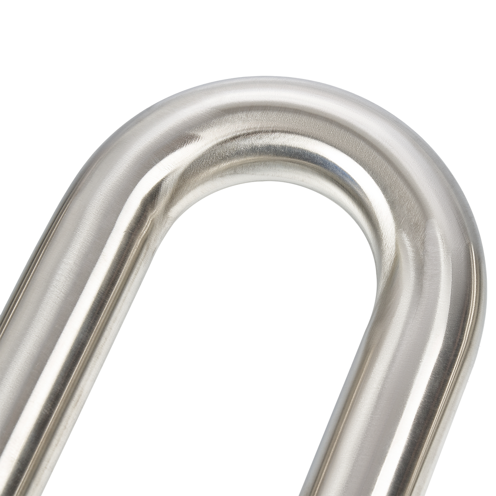 2 in 18-Gauge Stainless Steel 8-Piece Exhaust Pipe Kit - Fits Universal Custom Exhaust Fabrication