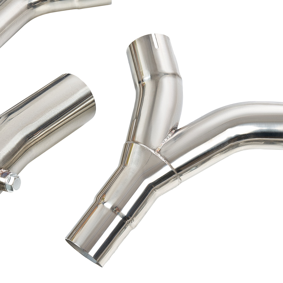 LS1 3" Stainless Steel Exhaust Y-Pipe - Fits 1998–2002 Camaro Firebird LS1 5.7L, Mandrel Bent With V-Band Flange & Clamp