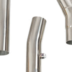 LS1 3" Stainless Steel Exhaust Y-Pipe - Fits 1998–2002 Camaro Firebird LS1 5.7L, Mandrel Bent With V-Band Flange & Clamp