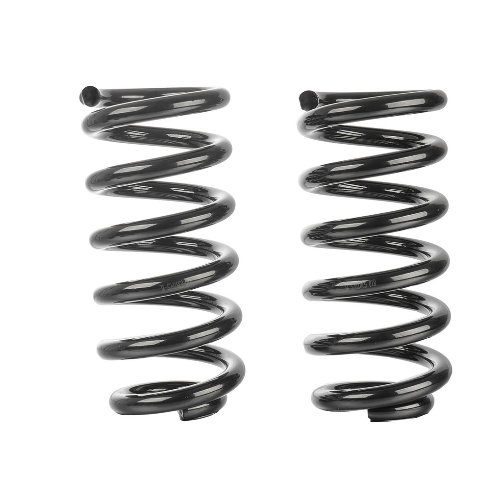 2" Black Powder-Coated Steel Front Lowering Coil Springs - Fits 1963–1972 Chevy GMC Pickup Trucks