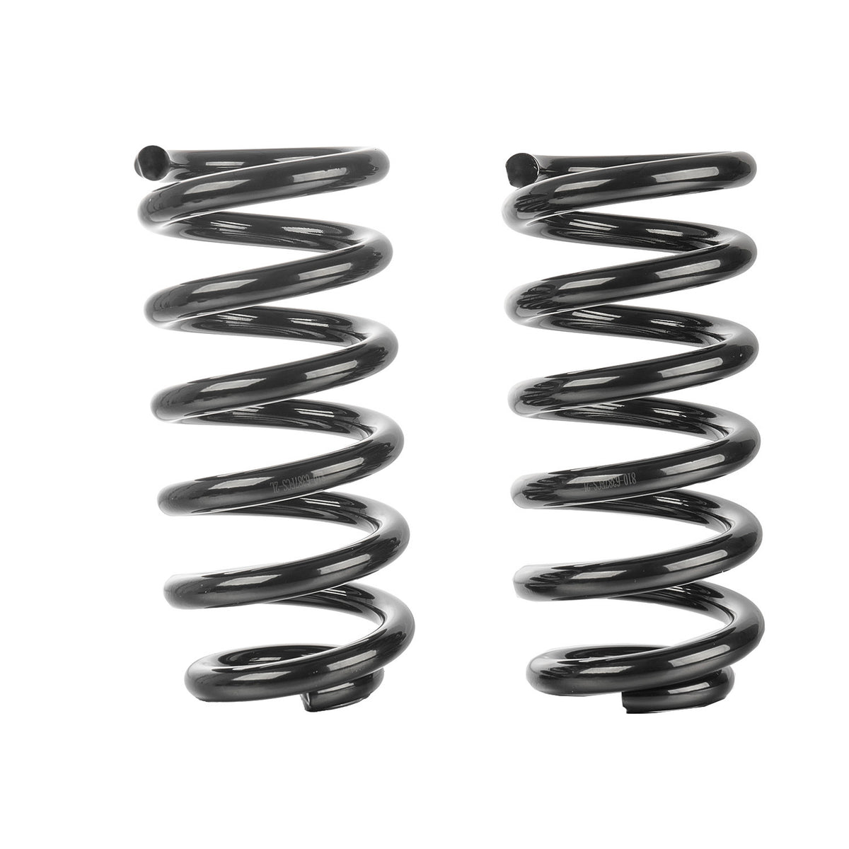 2" Black Powder-Coated Steel Front Lowering Coil Springs - Fits 1963–1972 Chevy GMC Pickup Trucks