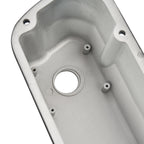 3-11/16" Black Powder-Coated Aluminum Tall Half-Finned Valve Covers - Fits 1962–1985 Ford 289 302 351W SBF V8