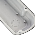 3-11/16" Black Powder-Coated Aluminum Tall Half-Finned Valve Covers - Fits 1962–1985 Ford 289 302 351W SBF V8