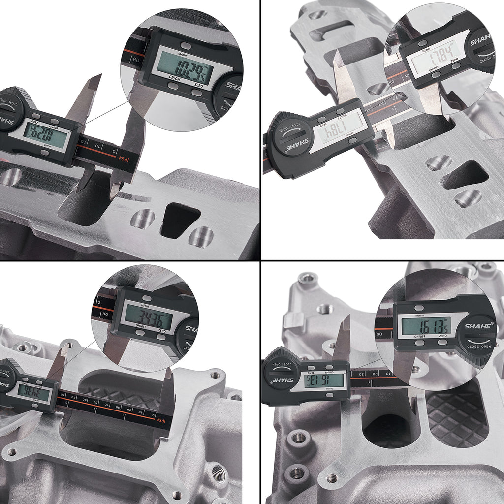 Natural Aluminum Dual-Plane Intake Manifold - Fits Ford 289 302 5.0L Windsor V8 Engines