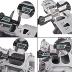 Natural Aluminum Dual-Plane Intake Manifold - Fits Ford 289 302 5.0L Windsor V8 Engines