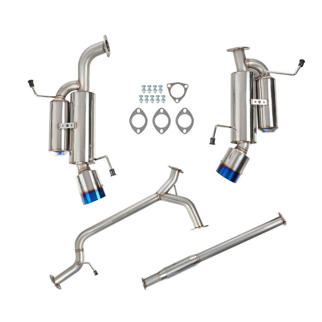 Stainless Steel Catback Exhaust System - Fits 2004–2008 Acura TSX CL9 2.4L K24A2