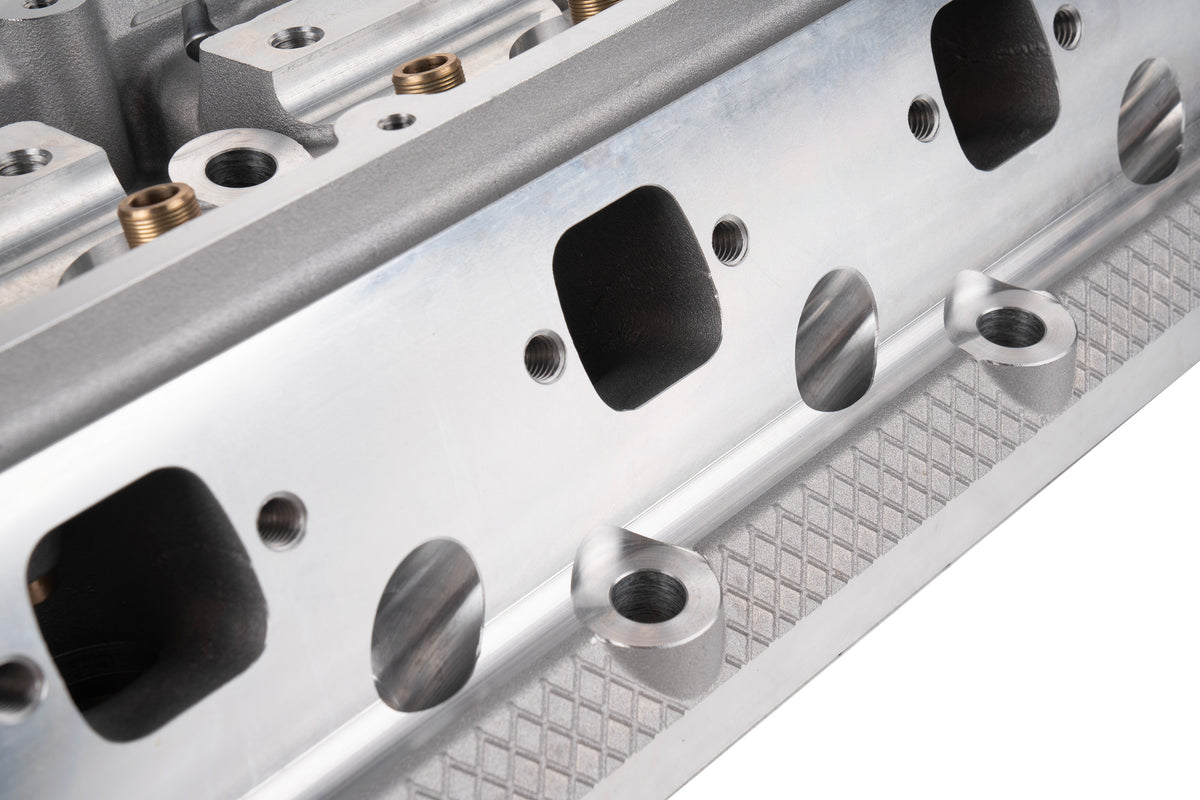175–185cc Natural Aluminum Bare Cylinder Head - Fits Ford 289 302 351W Windsor V8 Engines