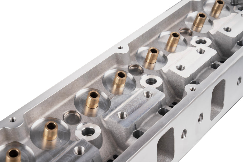 175–185cc Natural Aluminum Bare Cylinder Head - Fits Ford 289 302 351W Windsor V8 Engines