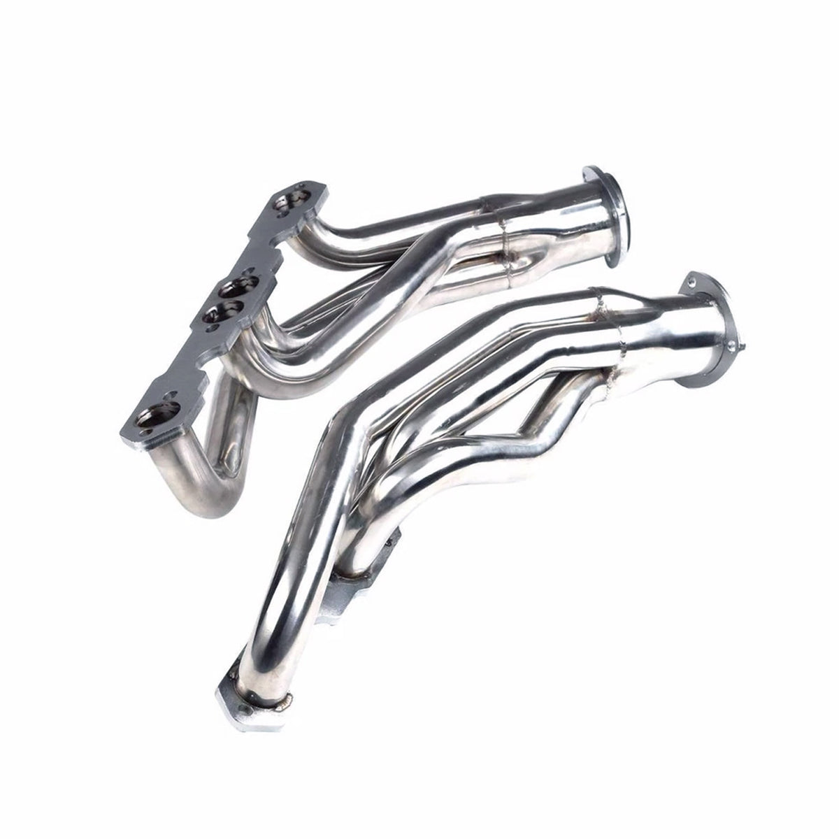 1.5" Chrome-Polished Stainless Steel Exhaust Headers - Fits 1988–1997 Chevrolet GMC 5.0L 5.7L V8 Trucks