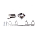 1-1/2" Polished Stainless Steel Exhaust Header - Fits 1986-1999 Volkswagen Golf Jetta GTI 1.8L 2.0L