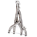 1-1/2" Polished Stainless Steel Exhaust Header - Fits 1986-1999 Volkswagen Golf Jetta GTI 1.8L 2.0L
