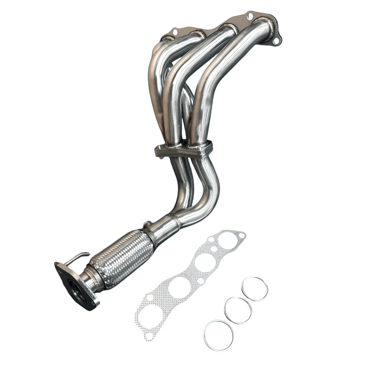 1.8" Stainless Steel Bolt-On 4-2-1 Exhaust Header - Fits 2003–2007 Honda Accord EX LX 2.4L K24