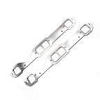 Stainless Steel Exhaust Manifold Gaskets - Fits Chevy SBC 283 302 305 V8 Engines