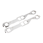 Stainless Steel Exhaust Manifold Gaskets - Fits Chevy SBC 283 302 305 V8 Engines