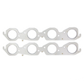 2.25" MLS Round-Port Exhaust Header Gaskets - Fits Chevy Big Block V8 Engines