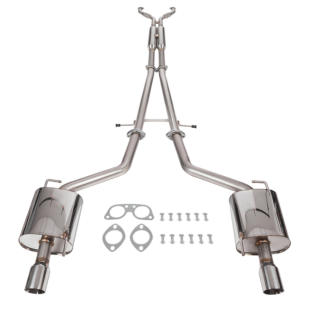3.5" Dual-Tip Catback Exhaust System - Fits 2009–2013 Infiniti G37 V36 4-Door RWD Sedan