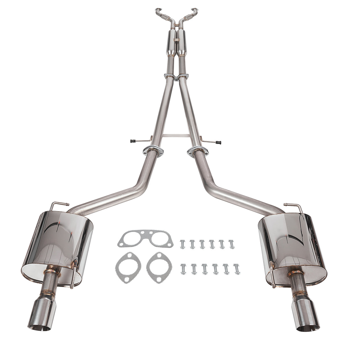 3.5" Dual-Tip Catback Exhaust System - Fits 2009–2013 Infiniti G37 V36 4-Door RWD Sedan