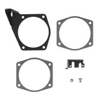 Silver Steel 4-Bolt Throttle Cable Bracket - Fits GM LS 92mm 102mm Throttle Bodies