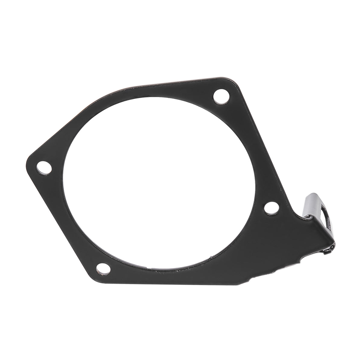 Silver Steel 4-Bolt Throttle Cable Bracket - Fits GM LS 92mm 102mm Throttle Bodies