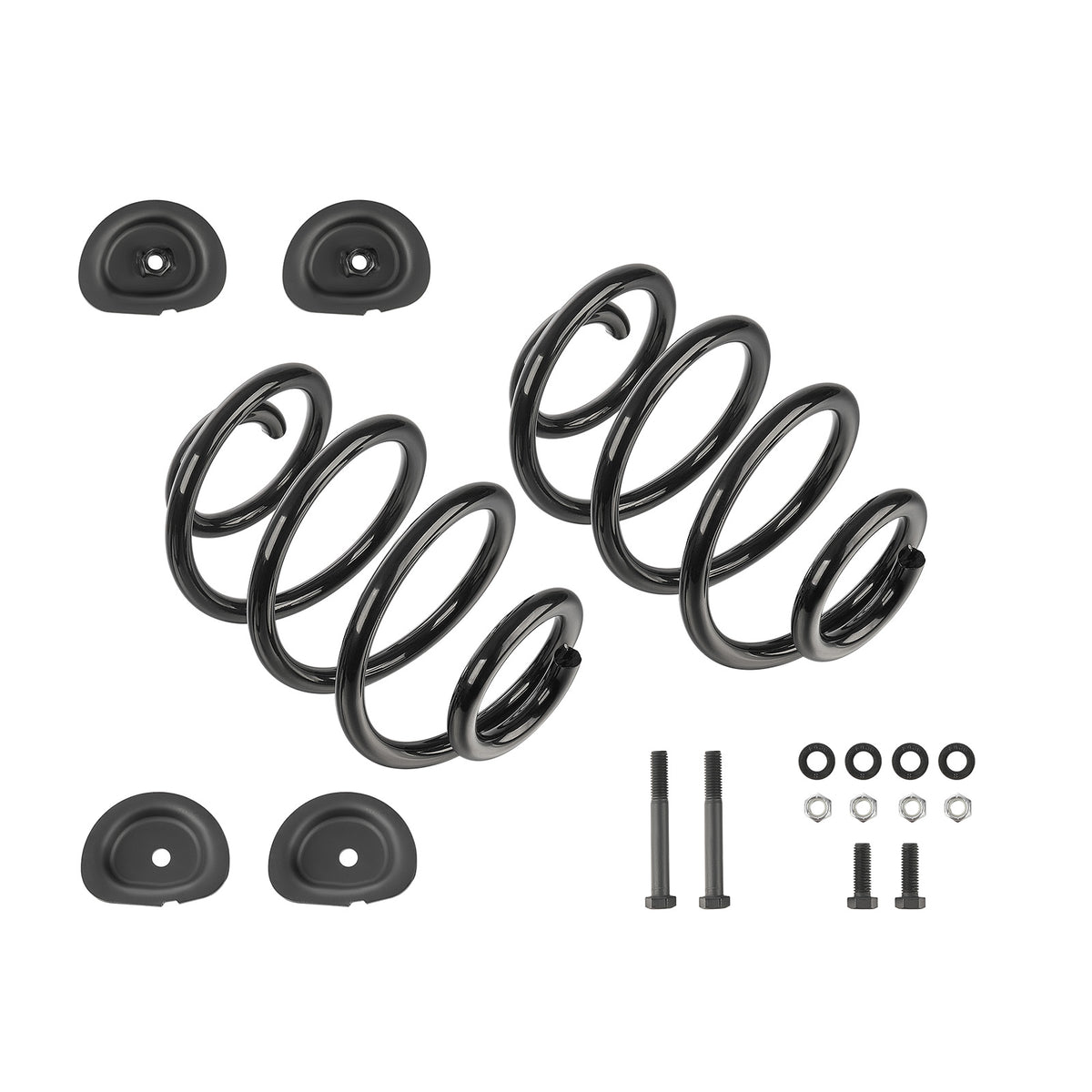 4" Rear Lowering Coil Spring Kit with Retainers - Fits 1960–1972 Chevy C10 GMC C15 Trucks