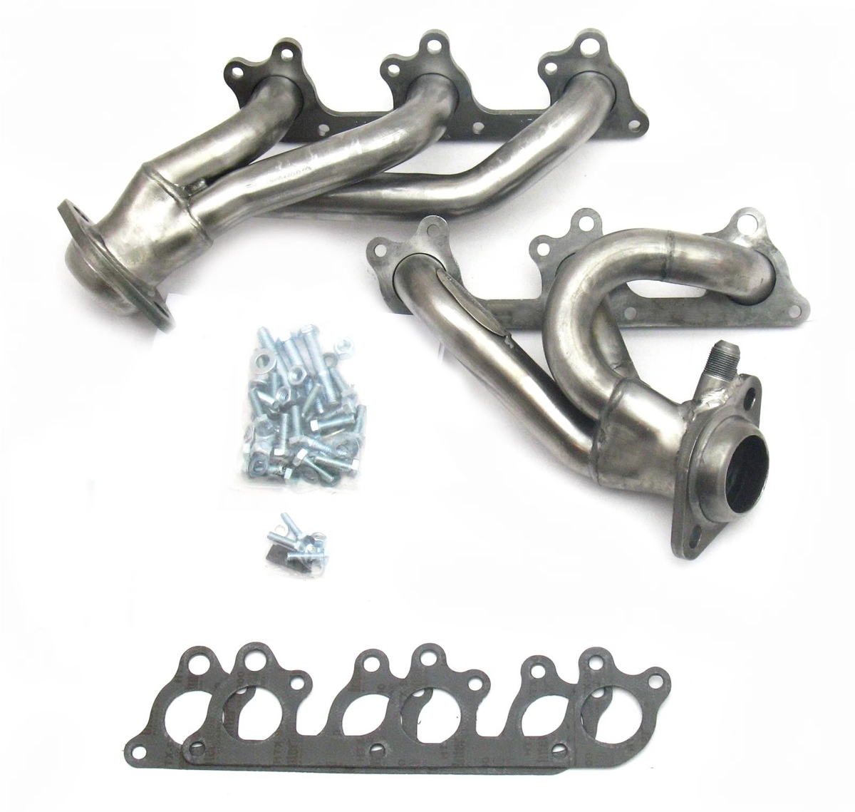 1-1/2" Stainless Steel Shorty Exhaust Headers - Fits 2005–2010 Ford Mustang 4.0L V6