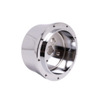 Chrome Aluminum 9-Hole Steering Wheel Column Adapter - Fits 1967–1994 GM Vehicles