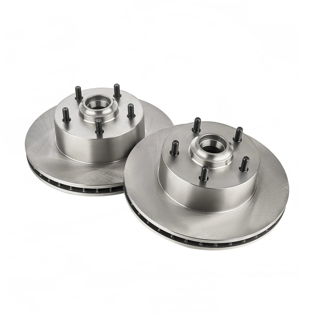 11" GM Midsize Dirt Track Brake Rotor - Fits 1969-1974 Chevy Olds Pontiac Midsize Cars, IMCA Approved 5x4.75" Bolt Pattern with Pre-Installed Wheel Studs