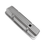 Polished Tall Finned Aluminum Valve Covers - Fits 1958-1986 Chevy SBC 283 302 305 327 350 400 Small Block Perimeter Bolt Heads