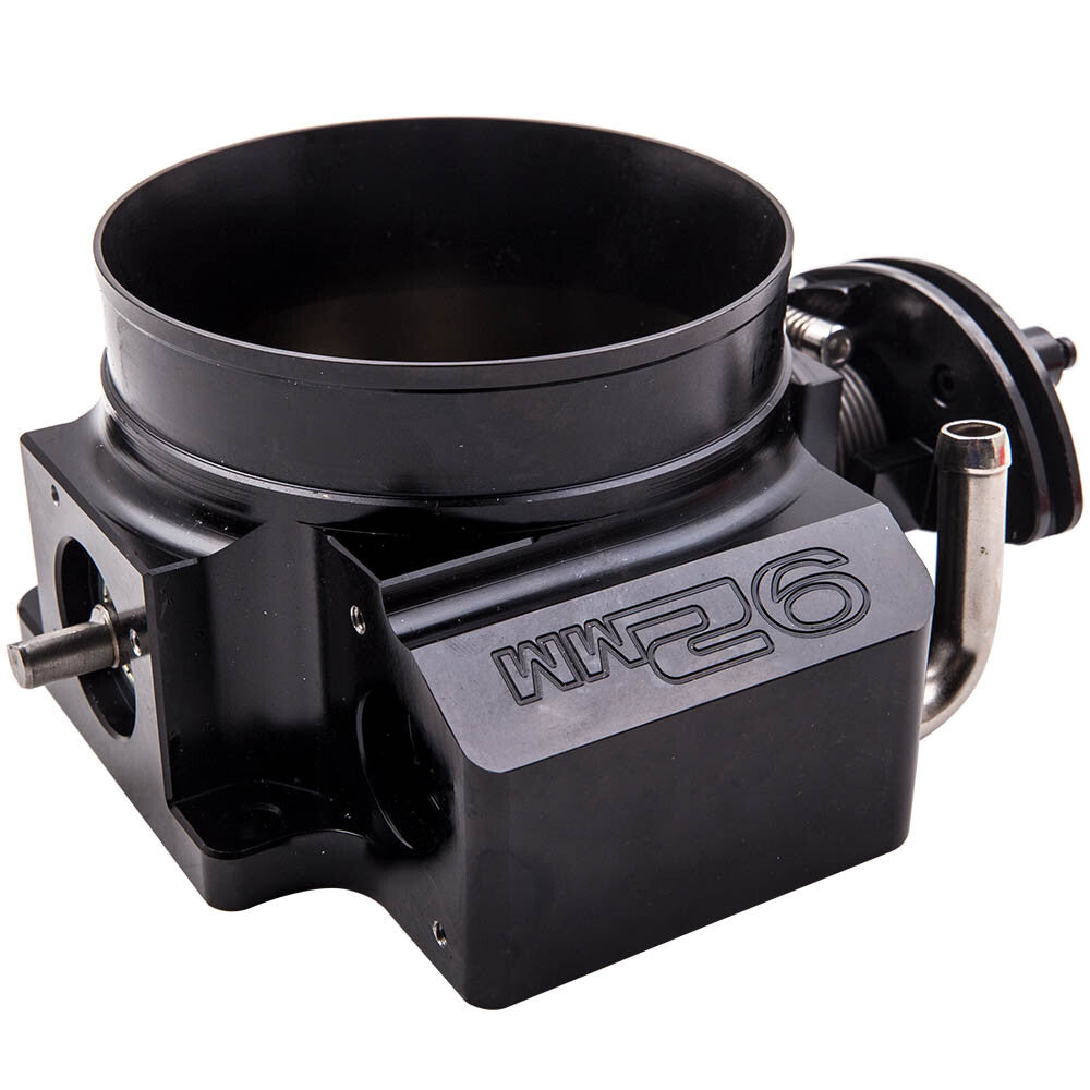 92mm Black CNC Aluminum Throttle Body - Fits GM LS1 LS2 LS3 Engines