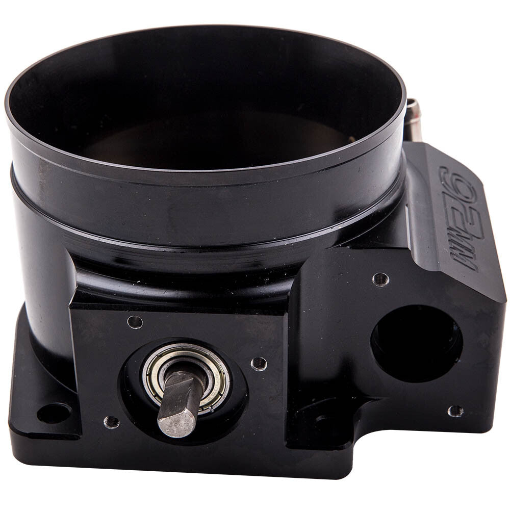 92mm Black CNC Aluminum Throttle Body - Fits GM LS1 LS2 LS3 Engines