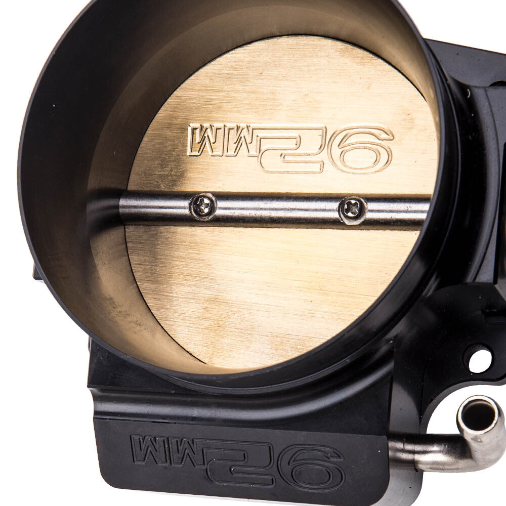 92mm Black CNC Aluminum Throttle Body - Fits GM LS1 LS2 LS3 Engines