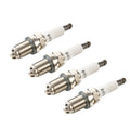 Spark Plug Set of 4 - Fits 1997–2006 Audi A4 1.8L and Select Aston Martin Audi BMW Porsche Volkswagen Models