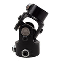 1" DD x 3/4"-36 Spline Black Steel Steering U-Joint Coupler - Fits Hot Rod Muscle Classic Steering Column Box Conversion