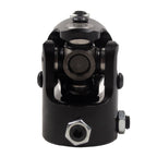 1" DD x 3/4"-36 Spline Black Steel Steering U-Joint Coupler - Fits Hot Rod Muscle Classic Steering Column Box Conversion