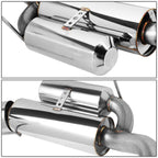 4.5" Dual-Tip Catback Exhaust System with Silencer - Fits 2004–2008 Acura TSX CL9 K24A2