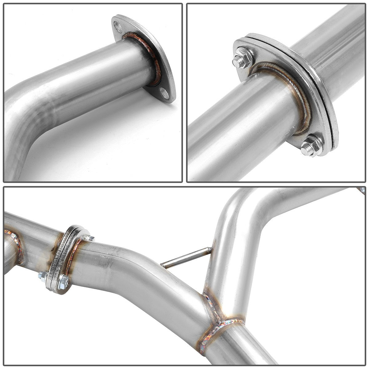 4.5" Dual-Tip Catback Exhaust System with Silencer - Fits 2004–2008 Acura TSX CL9 K24A2
