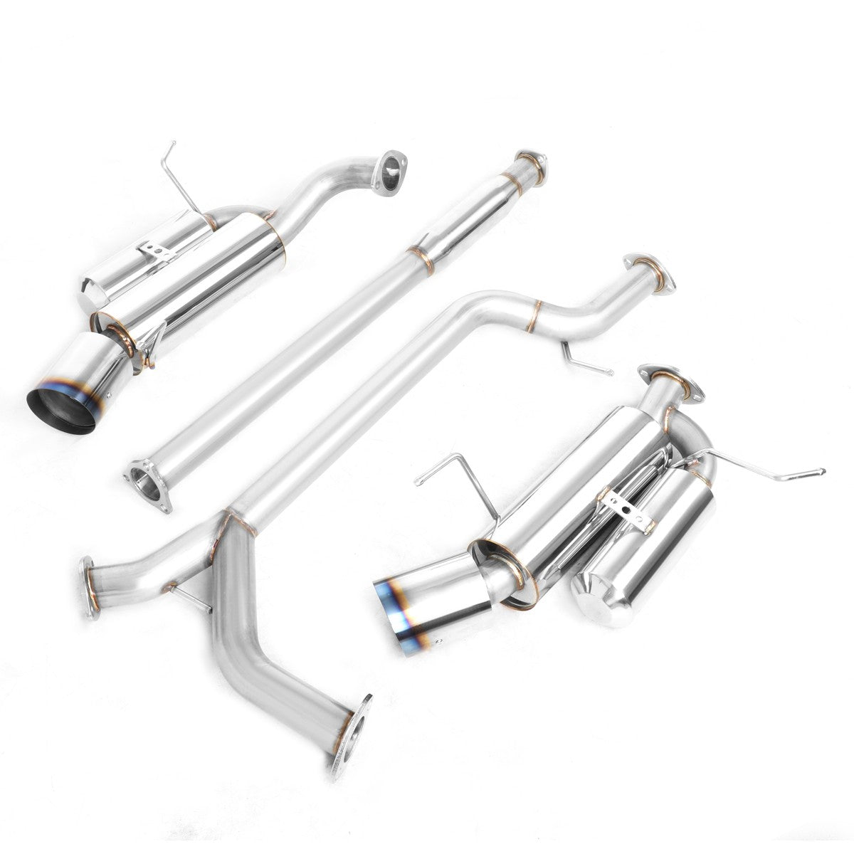 4.5" Dual-Tip Catback Exhaust System with Silencer - Fits 2004–2008 Acura TSX CL9 K24A2