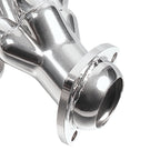 1-5/8" Ceramic-Coated Cast Iron Shorty Exhaust Headers - Fits 2002–2013 Chevy GMC 4.8L 5.3L Trucks and SUVs