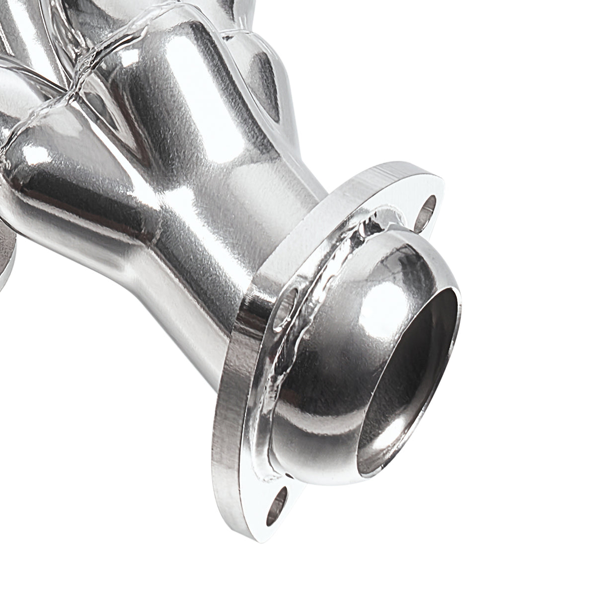 1-5/8" Ceramic-Coated Cast Iron Shorty Exhaust Headers - Fits 2002–2013 Chevy GMC 4.8L 5.3L Trucks and SUVs