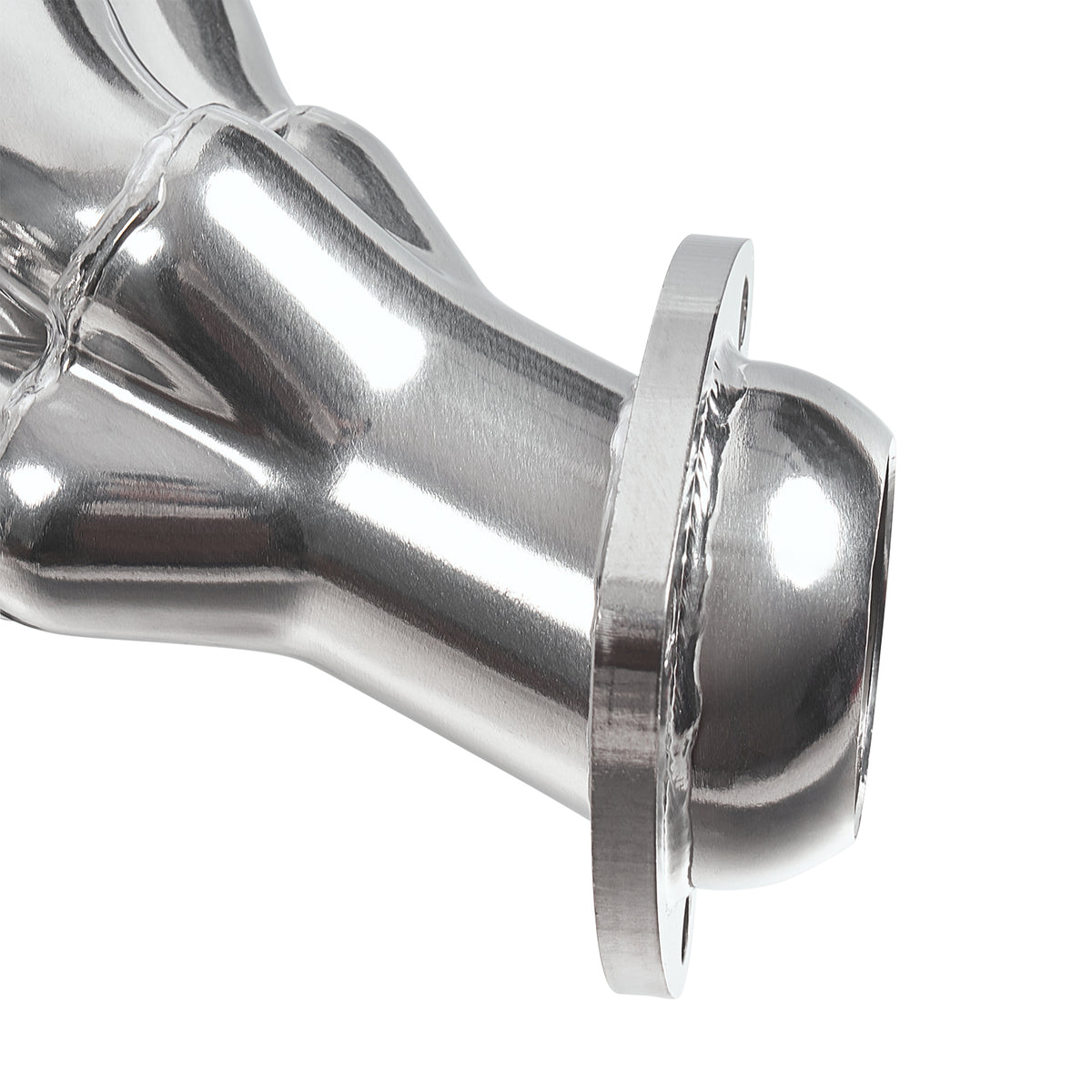 1-5/8" Ceramic-Coated Cast Iron Shorty Exhaust Headers - Fits 2002–2013 Chevy GMC 4.8L 5.3L Trucks and SUVs
