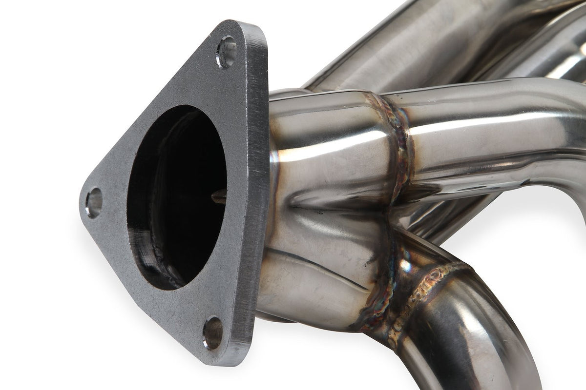 1-5/8" Polished Stainless Steel Shorty Exhaust Headers - Fits 2014–2015 Chevy GMC 5.3L 6.2L V8 Trucks and SUVs