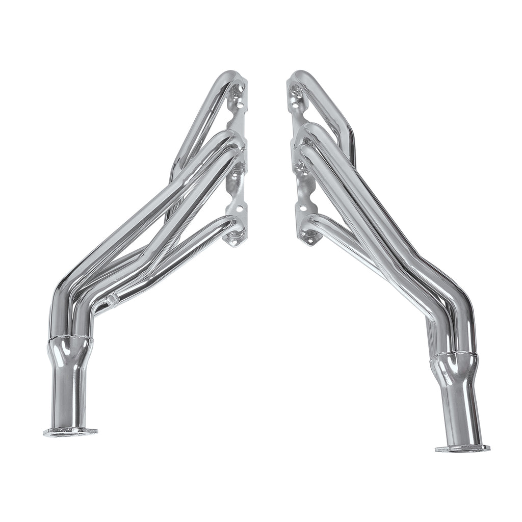 1-5/8" Ceramic Coated/Black Coated/Stainless Steel Cast Iron Long Tube Exhaust Headers - Fits 1988–1995 Chevy GMC C1500 C2500 K1500 K2500 5.0L 5.7L V8