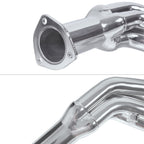 1-5/8" Ceramic Coated/Black Coated/Stainless Steel Cast Iron Long Tube Exhaust Headers - Fits 1988–1995 Chevy GMC C1500 C2500 K1500 K2500 5.0L 5.7L V8
