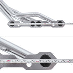 1-5/8" Ceramic Coated/Black Coated/Stainless Steel Cast Iron Long Tube Exhaust Headers - Fits 1988–1995 Chevy GMC C1500 C2500 K1500 K2500 5.0L 5.7L V8